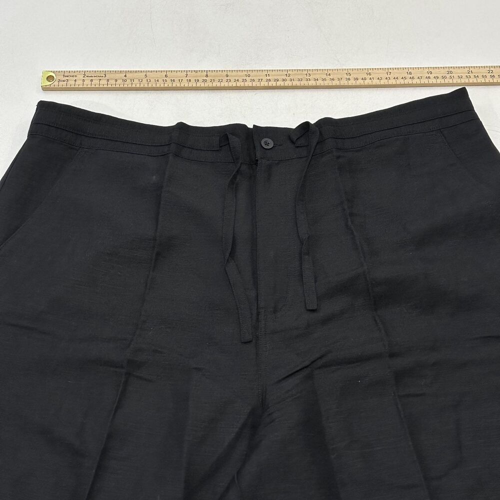 Cubavera Men's Casual Pants Black 30" Inseam Drawstring, Size 2XB/2XG - Picture 2 of 5